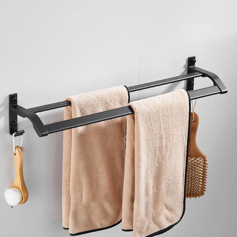 5-Piece Bathroom Accessory Set Alumimun Bath Shelf/Towel Bar Included Bathroom Set -Bathlova