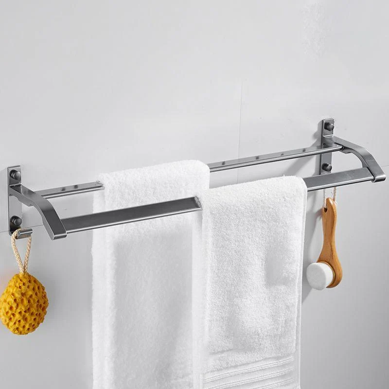 5-Piece Bathroom Accessory Set Alumimun Bath Shelf/Towel Bar Included Bathroom Set -Bathlova