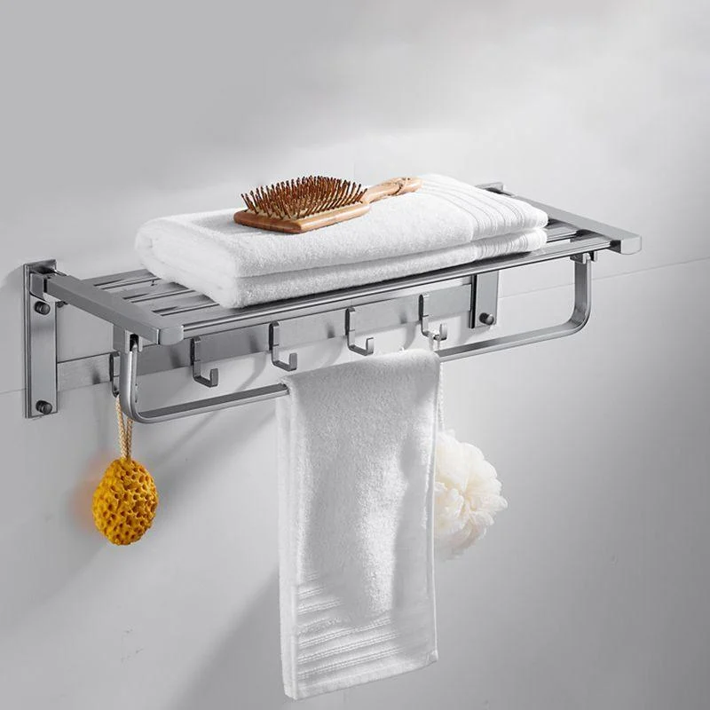 5-Piece Bathroom Accessory Set Alumimun Bath Shelf/Towel Bar Included Bathroom Set -Bathlova