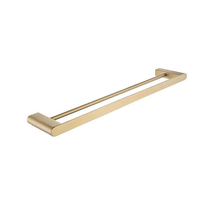 5-Piece Modern Bath Hardware Set in Stainless Steel with Towel Bar/Robe Hooks/Paper Holder -Bathlova