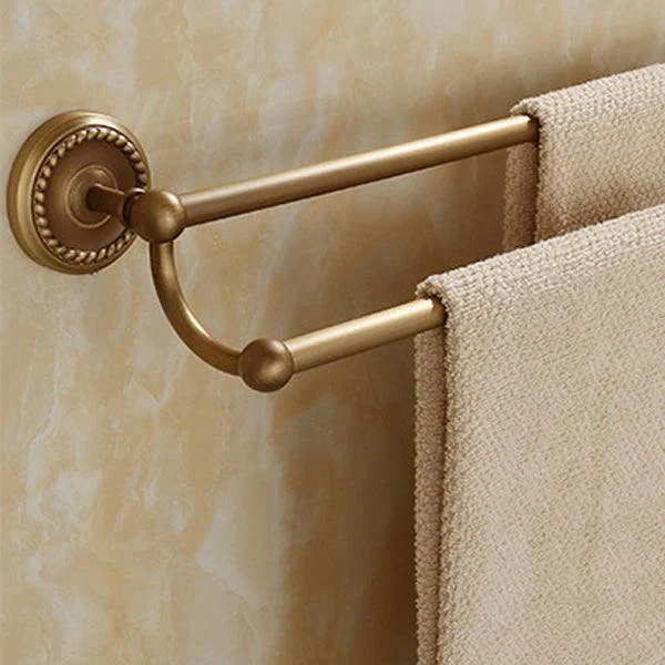 5-Piece Traditional Bathroom Accessory As Individual Or As a Set in Brushed Brass -Bathlova