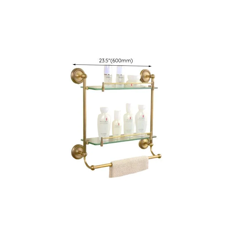 5-Piece Traditional Bathroom Accessory As Individual Or As a Set in Brushed Brass -Bathlova