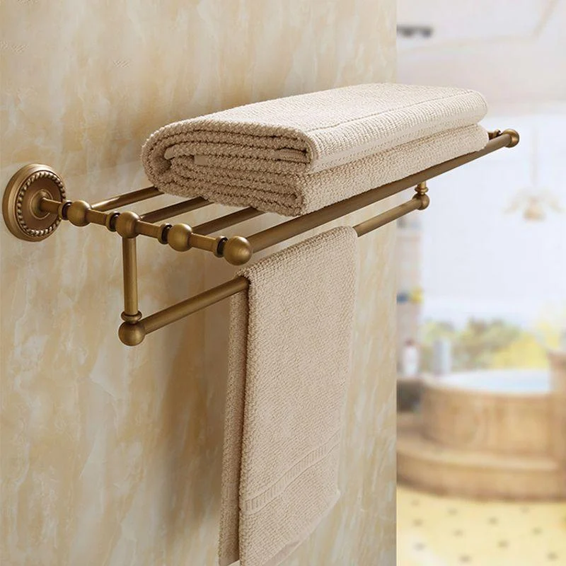 5-Piece Traditional Bathroom Accessory As Individual Or As a Set in Brushed Brass -Bathlova