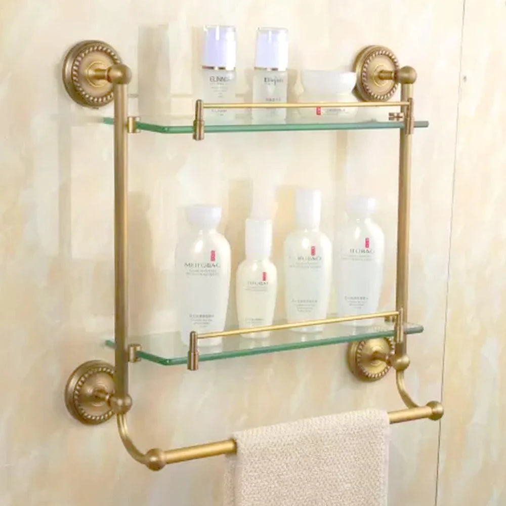 5-Piece Traditional Bathroom Accessory As Individual Or As a Set in Brushed Brass -Bathlova