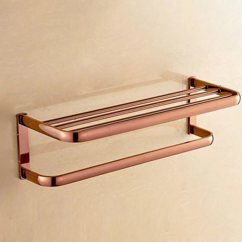 5-Piece Vintage Bathroom Accessory Set Brass Bath Hardware Set -Bathlova