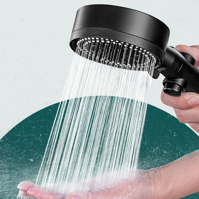 5 Setting Patterns Showerhead Plastic Round Handheld Shower Head -Bathlova