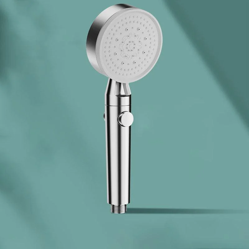 5 Setting Patterns Showerhead Plastic Round Handheld Shower Head -Bathlova