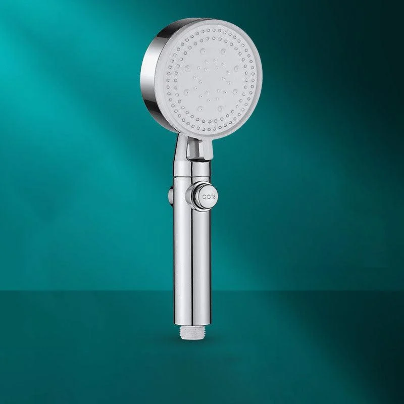 5 Setting Patterns Showerhead Plastic Round Handheld Shower Head -Bathlova