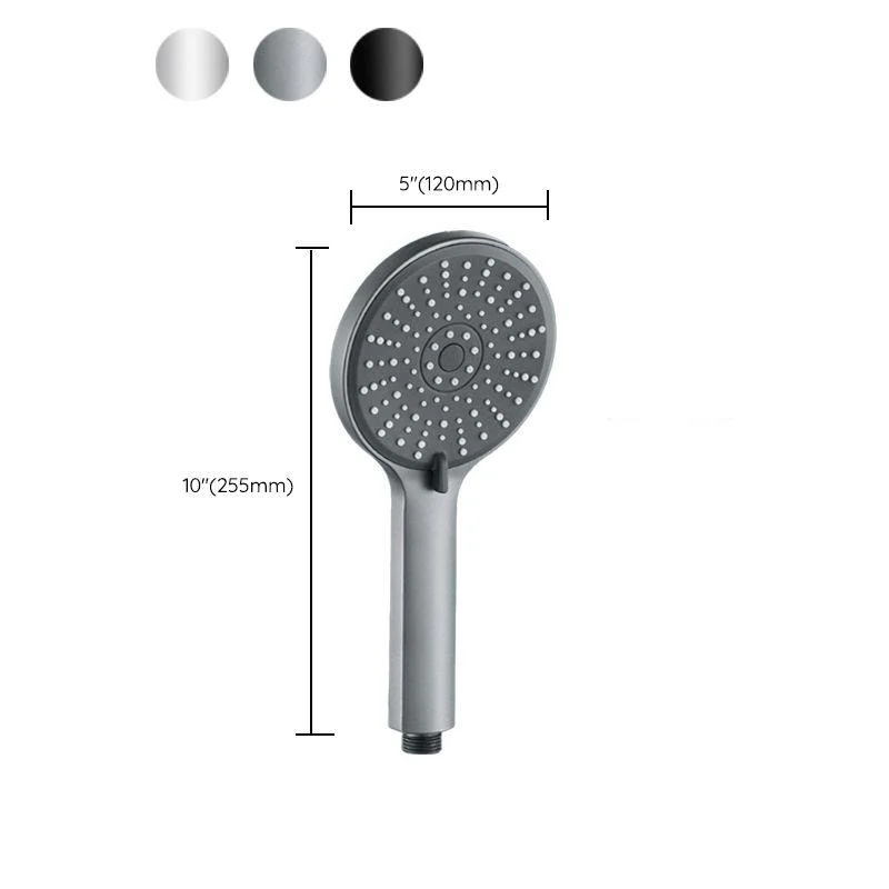 5-Spray Patterns Handheld Shower Head High Flow Wall-Mount Showerhead -Bathlova