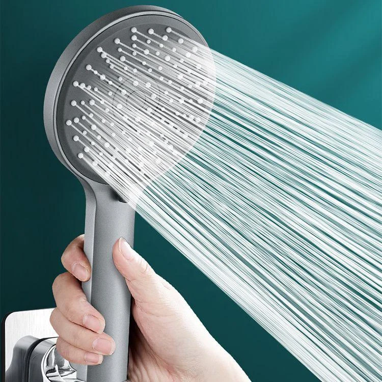 5-Spray Patterns Handheld Shower Head High Flow Wall-Mount Showerhead -Bathlova