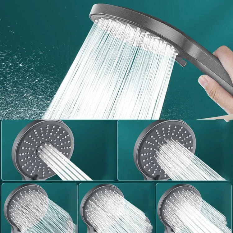 5-Spray Patterns Handheld Shower Head High Flow Wall-Mount Showerhead -Bathlova