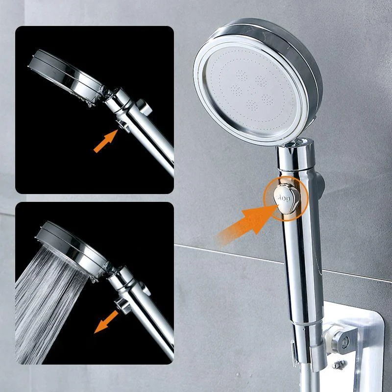 5-Spray Patterns Shower Head Combo Contemporary Adjustable Showerhead -Bathlova