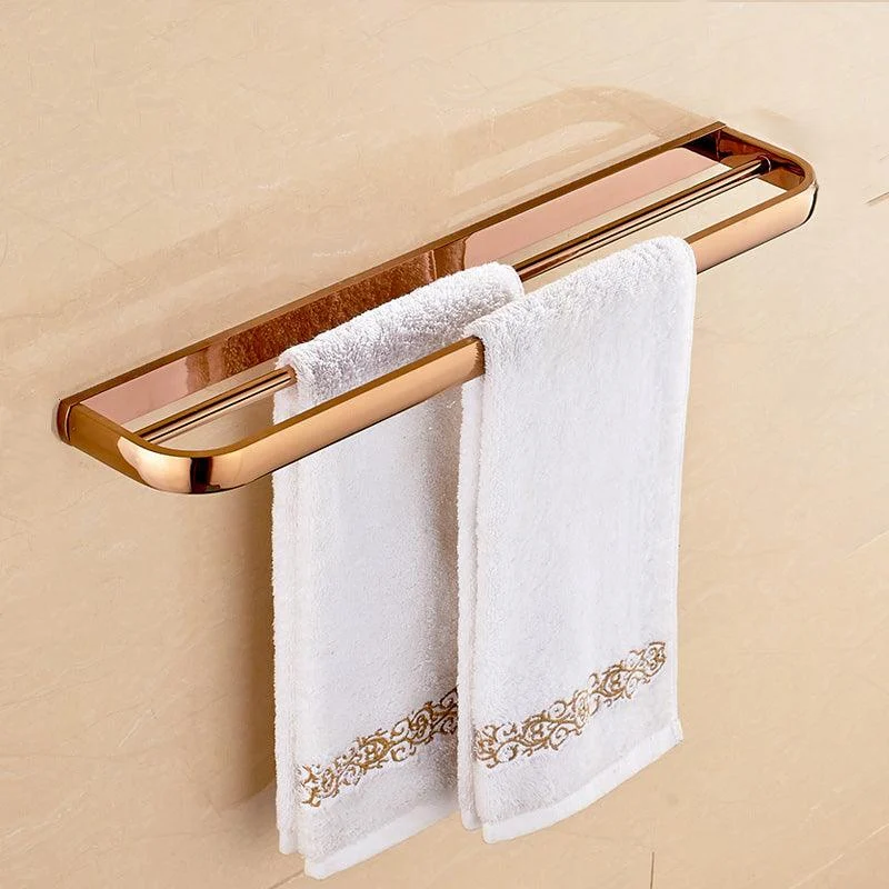 6 Piece Bathroom Accessory Set Vintage Brass Bath Hardware Set -Bathlova