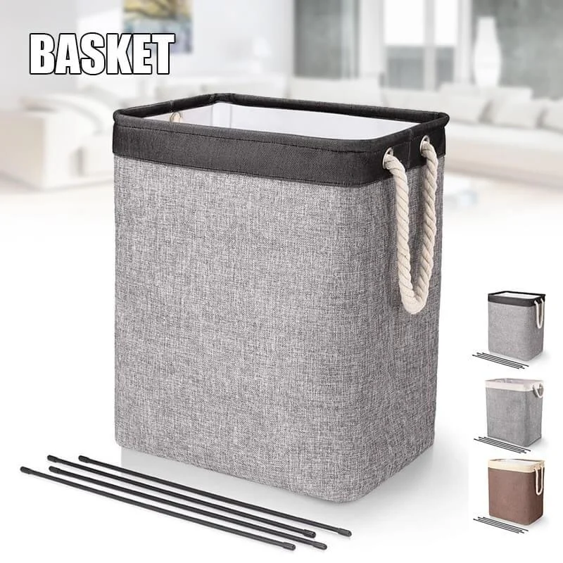 65L Large Collapsible Linen Hamper -Bathlova