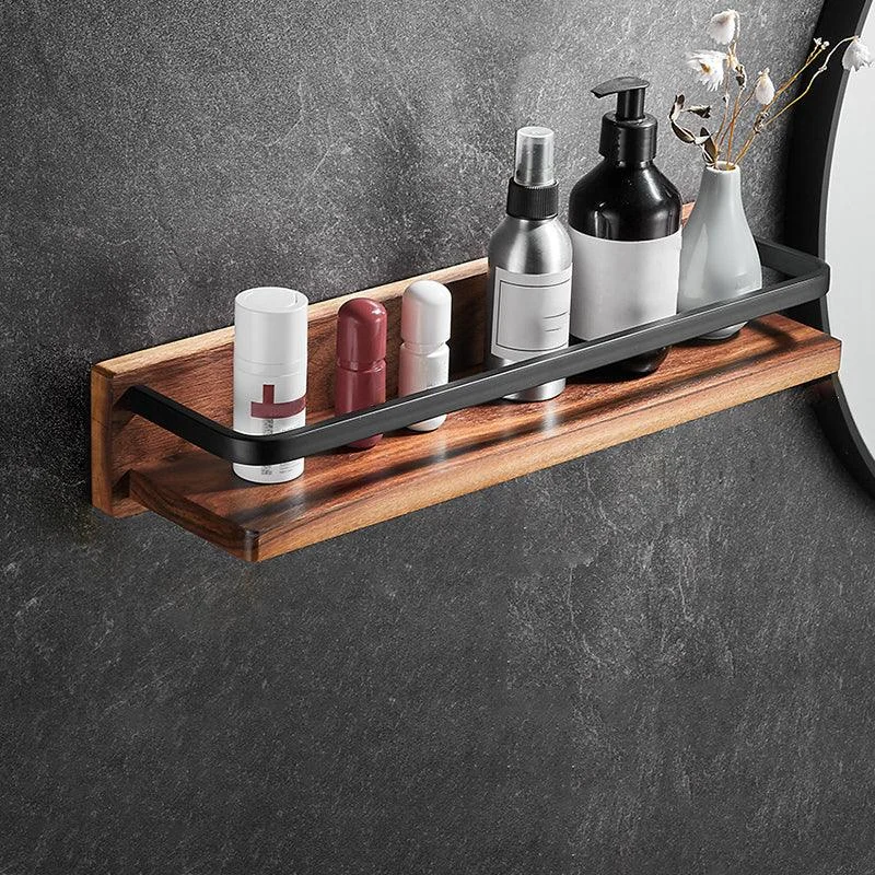 7 Piece Bathroom Accessory Set Wood and Metal Bathroom Accessories Hardware Set -Bathlova