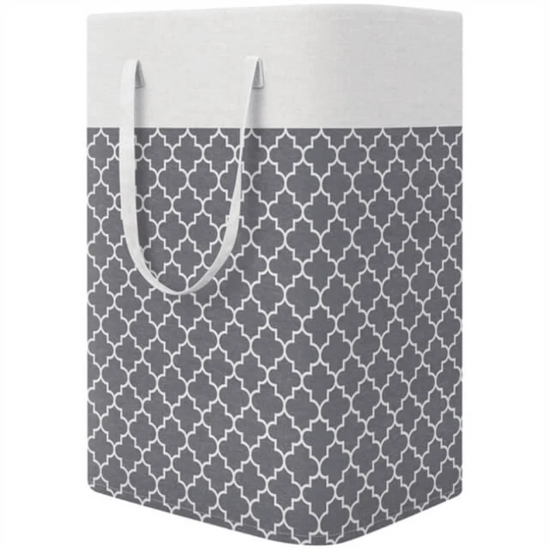 75L Geometric Pattern Laundry Basket -Bathlova