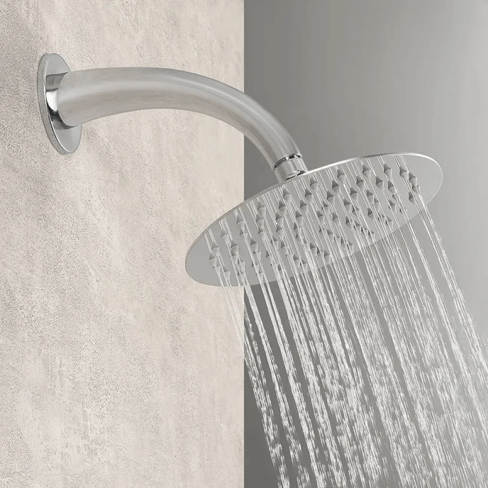 8" Ave Rain Shower System with Shower Head and Hand Shower -Bathlova