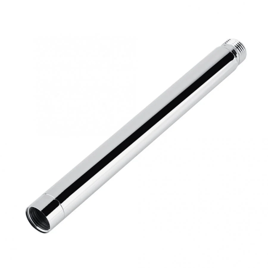 8inch Round Shower Extension Tube With Chrome Plating Shower Tube Bar -Bathlova