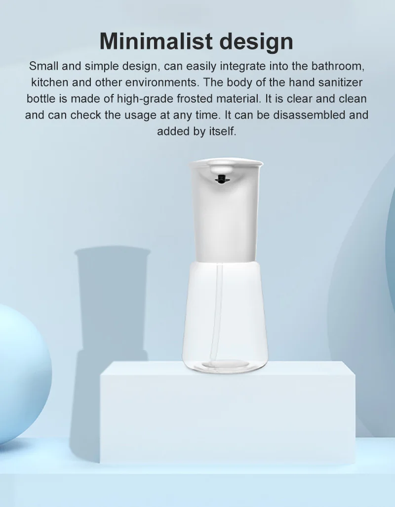 Liquid Soap Dispenser Induction Foaming Portable Smart Sensor Sprayer