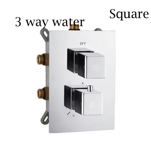 Concealed Thermostatic Shower Tap Mixing Valve Wall Mount Valve