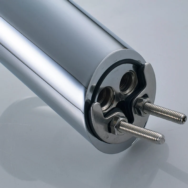 One Handle Single Hole Glass Waterfall Type Brass Basin Tap In 3 Colors