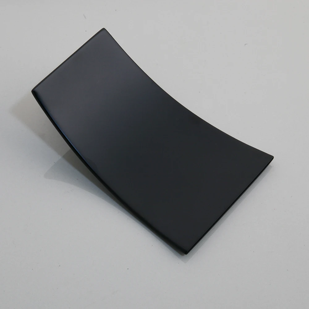 Matte Black Rainfall Tub LED Bathtub Rain Square Stainless Steel Shower Head Shower With Mixer Valve