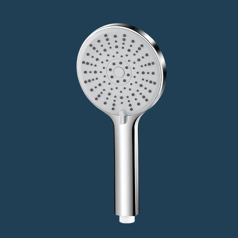 ABS Plastic Handheld Shower Head High Flow 5-Spray Patterns Wall-Mount Showerhead -Bathlova