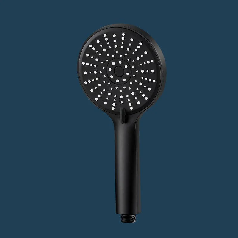 ABS Plastic Handheld Shower Head High Flow 5-Spray Patterns Wall-Mount Showerhead -Bathlova