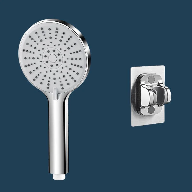 ABS Plastic Handheld Shower Head High Flow 5-Spray Patterns Wall-Mount Showerhead -Bathlova