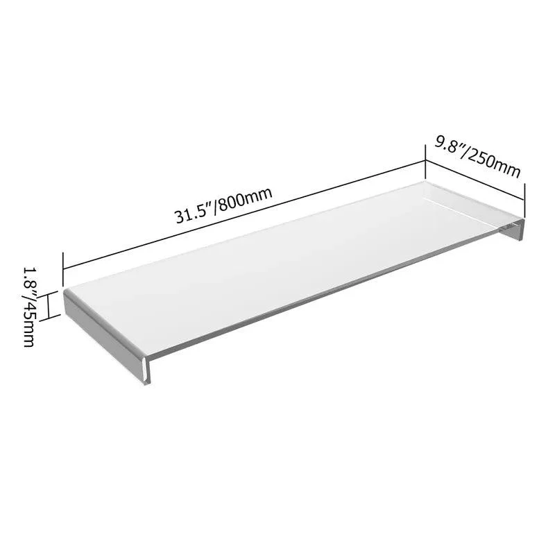 Acrylic Clear Bathroom Caddy Bathtub Tray -Bathlova