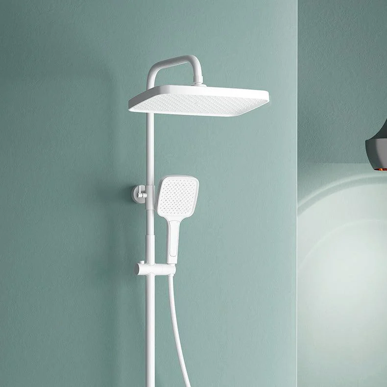 Adjustable Spray Pattern Shower System with Thermostatic Brass Wall Mounted Shower Combo -Bathlova