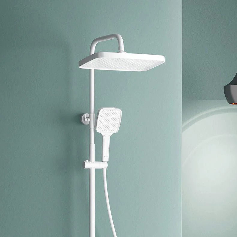 Adjustable Spray Pattern Shower System with Thermostatic Brass Wall Mounted Shower Combo -Bathlova