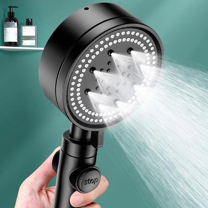 Adjustable Spray Pattern Shower Trim Stainless Steel Handheld Shower Head for Home -Bathlova