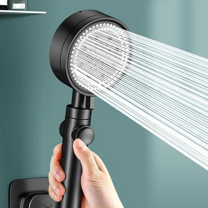 Adjustable Spray Pattern Shower Trim Stainless Steel Handheld Shower Head for Home -Bathlova