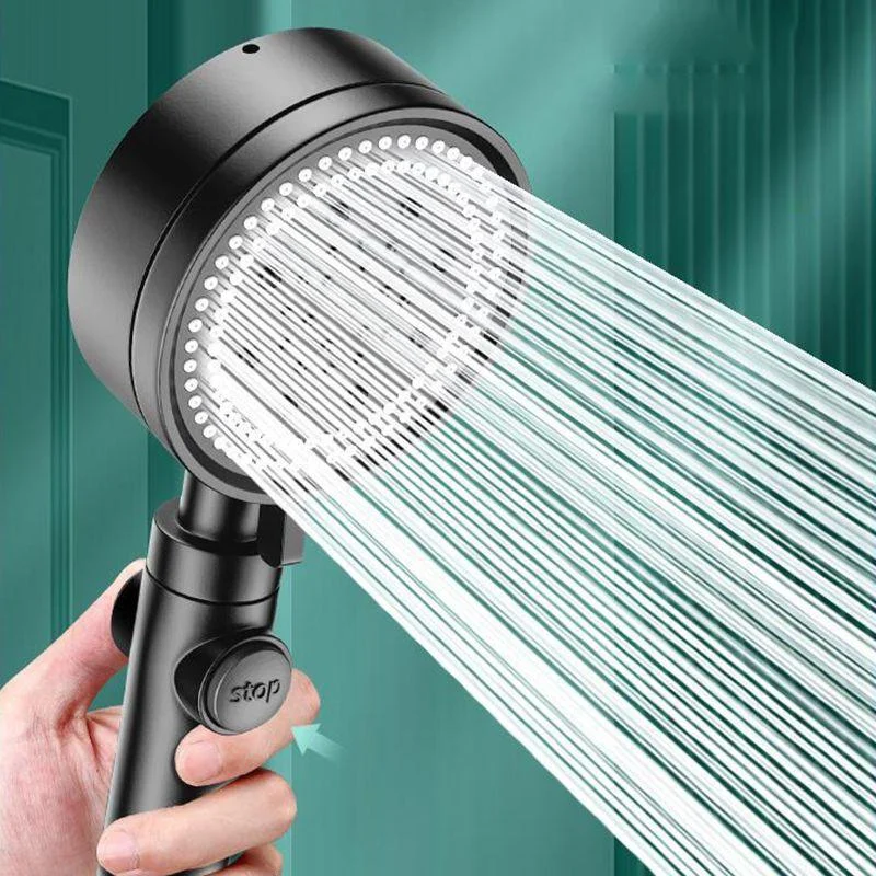 Adjustable Spray Pattern Shower Trim Stainless Steel Handheld Shower Head for Home -Bathlova