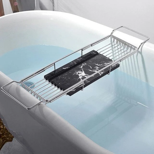 Adjustable Stainless Steel Bathtub Caddy Tray -Bathlova