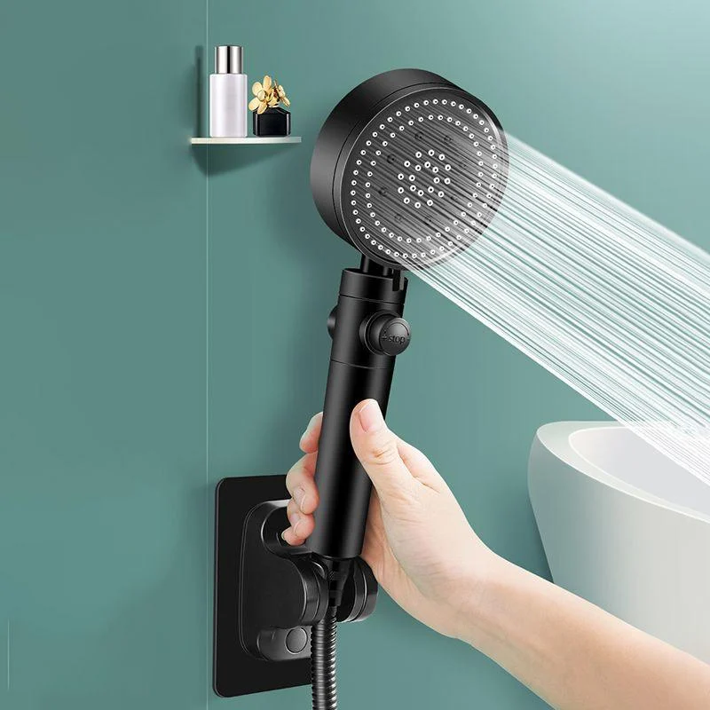 Adjustable Water Flow Shower Head Combo 5-Spray Patterns Hand Shower -Bathlova