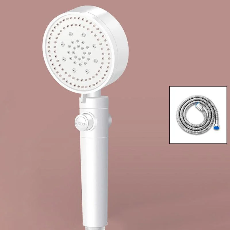 Adjustable Water Flow Shower Head Combo 5-Spray Patterns Hand Shower -Bathlova