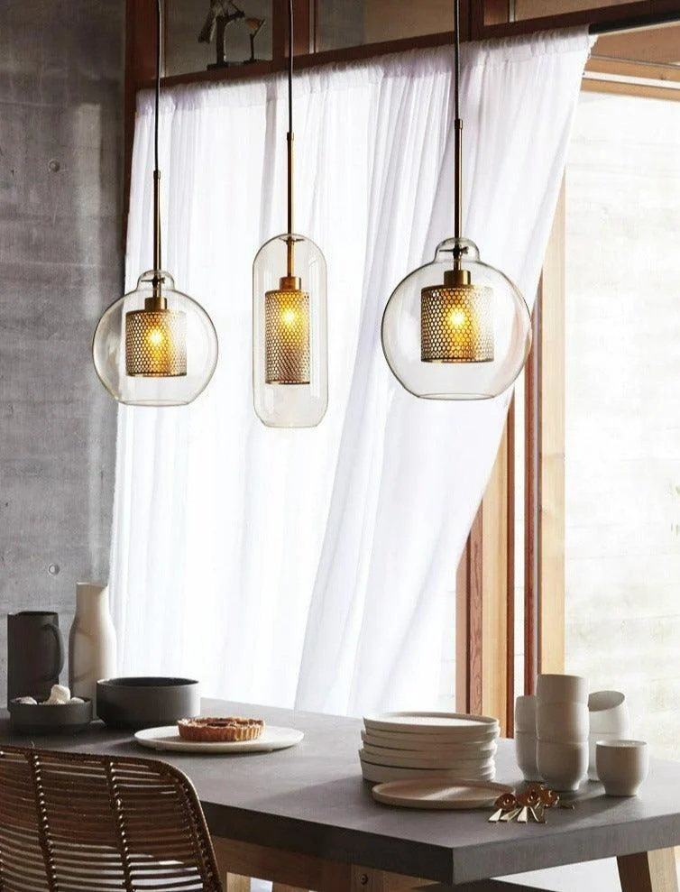 Adonia - Glass Pendant Lights -Bathlova