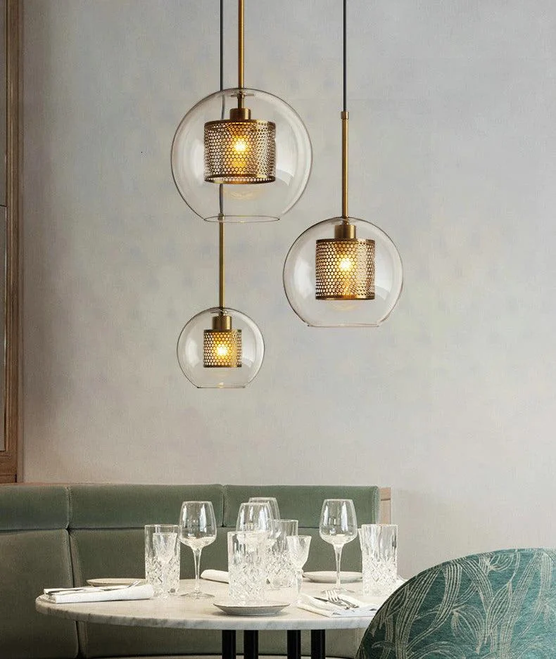 Adonia - Glass Pendant Lights -Bathlova