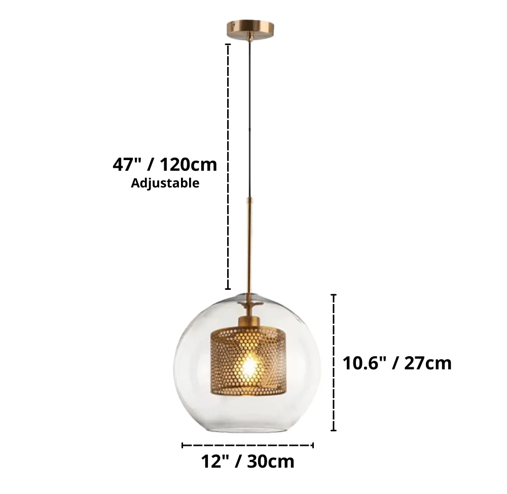 Adonia - Glass Pendant Lights -Bathlova