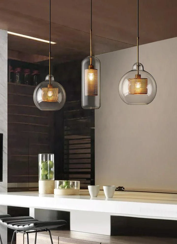 Adonia - Glass Pendant Lights -Bathlova