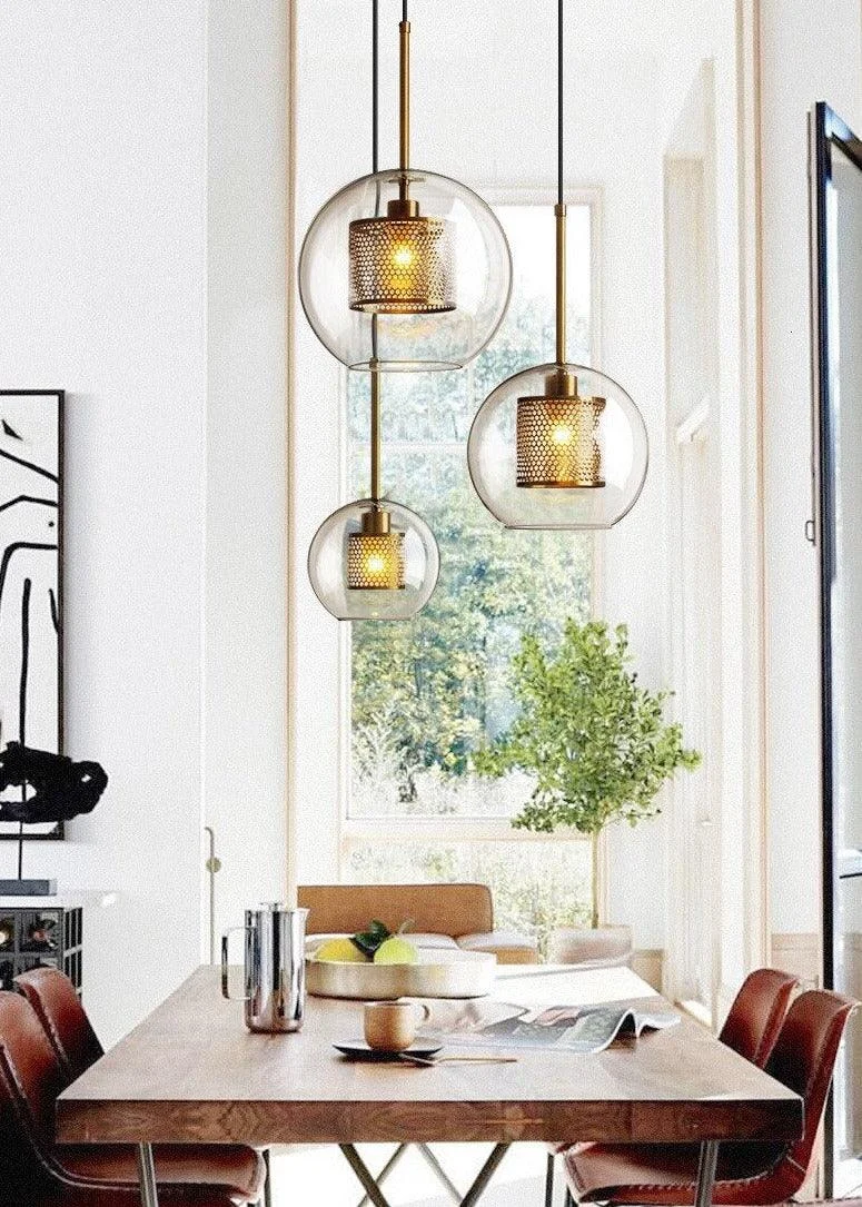 Adonia - Glass Pendant Lights -Bathlova