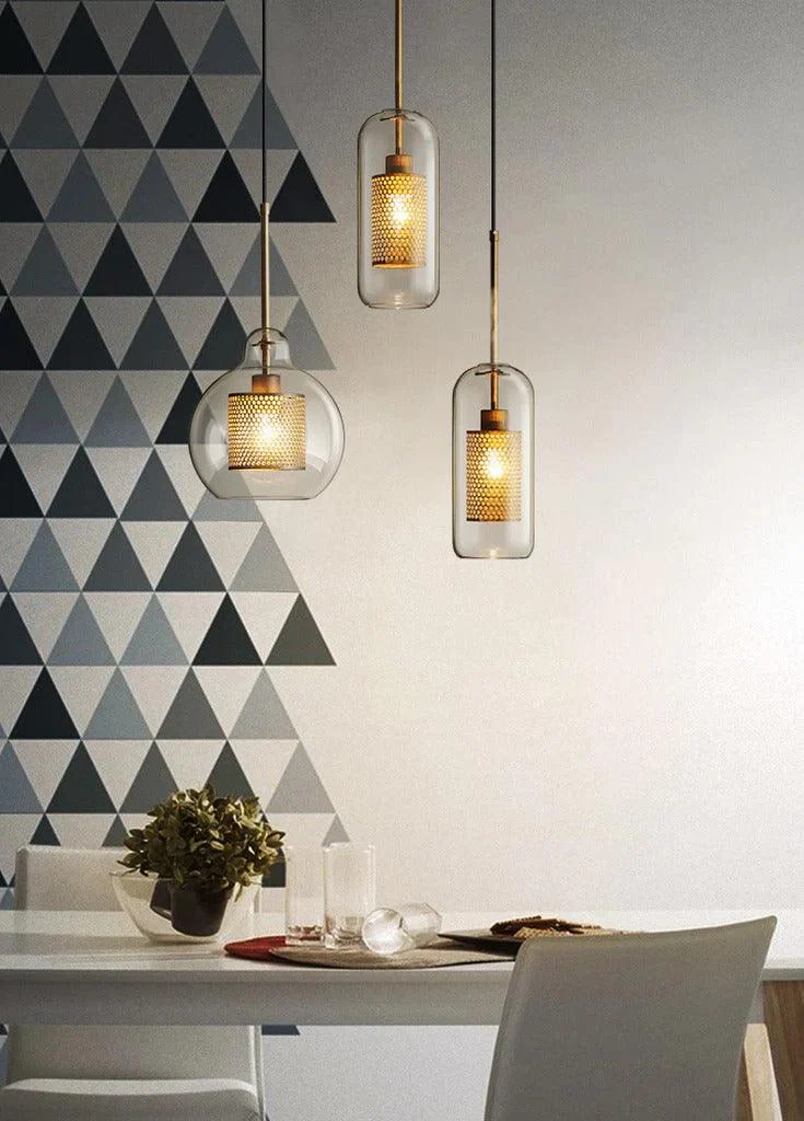 Adonia - Glass Pendant Lights -Bathlova