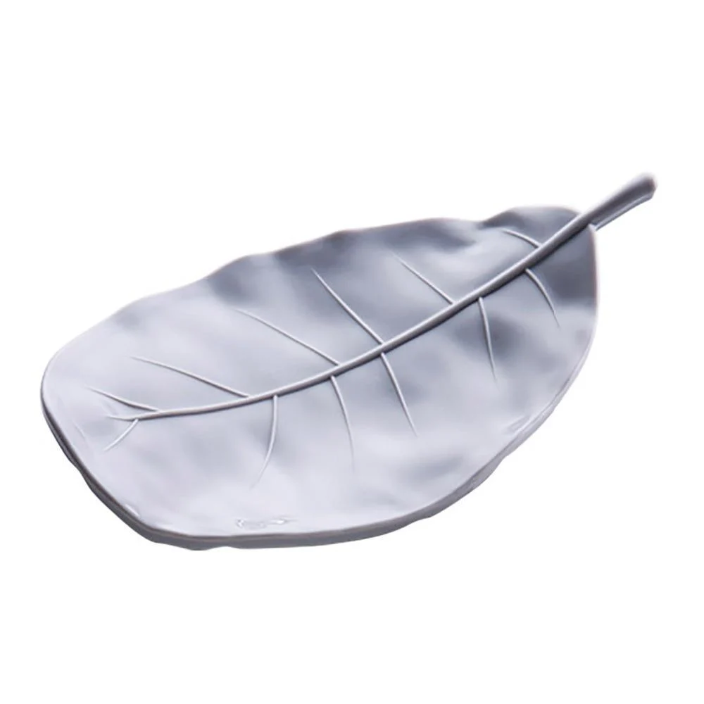 Aesthetic Leaf Design Soap Dish -Bathlova