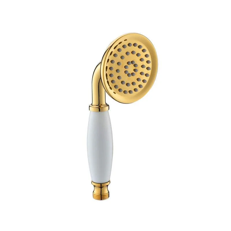 All-Copper Single-Function Handheld Shower Head European-Style Antique Rain Shower Head -Bathlova