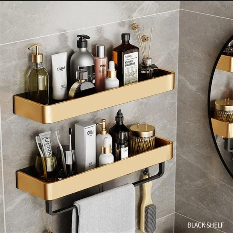 Aluminum Bathroom Storage Holder Shelf Bathroom Bathroom Shelf -Bathlova