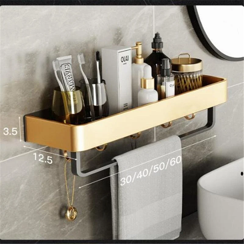 Aluminum Bathroom Storage Holder Shelf Bathroom Bathroom Shelf -Bathlova