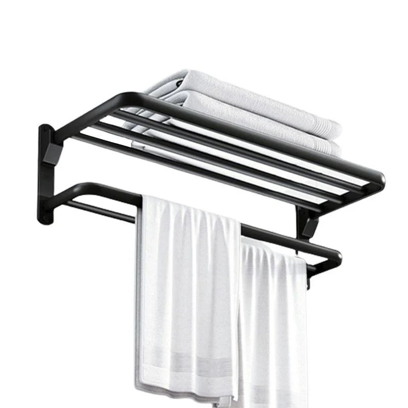 Aluminum Modern 7-Piece Bathroom Accessory Set Black Bathroom Hardware -Bathlova