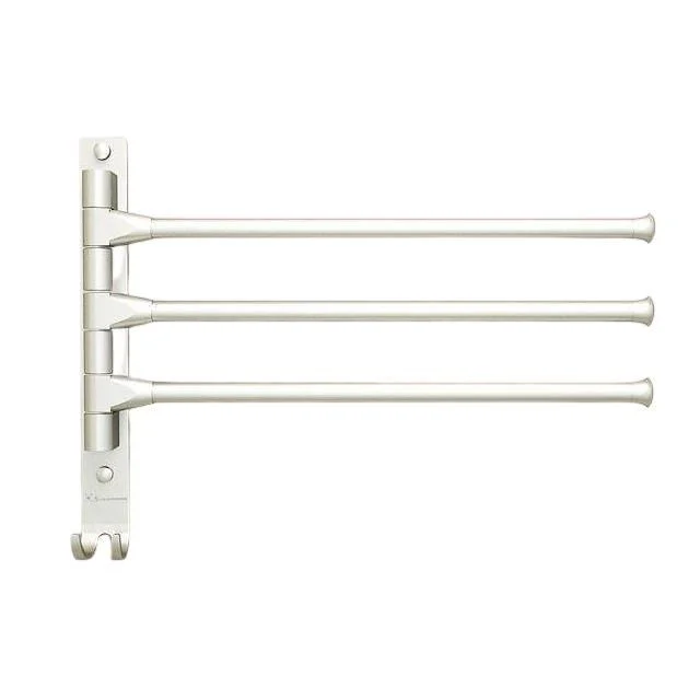 Aluminum Movable Towel Rack Bathroom Accessory -Bathlova